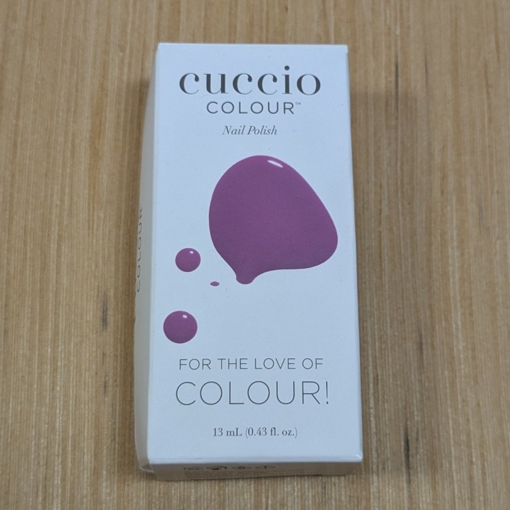 Cuccio Colour Nail Polish Mercury Rising‎ Purple Lavender New in Box CCPL1252